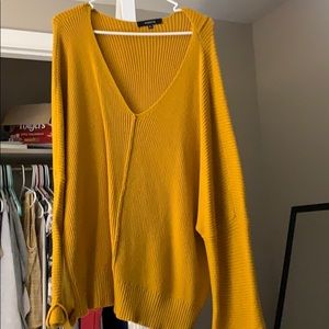 Yellow Oversized Sweater